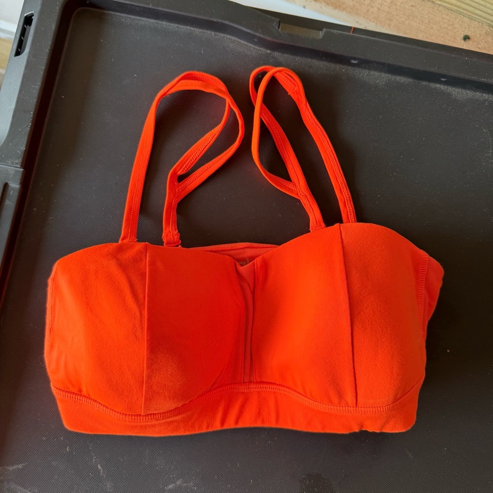 ALO Yoga Vibrant Orange Swim Top